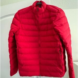 Lightly used Red Pack it Down Puffer